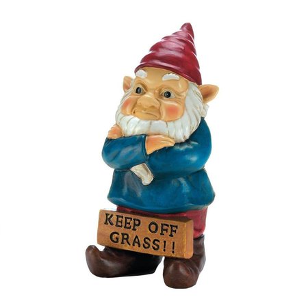 SUMMERFIELD TERRACE Keep Off Grass Grumpy Gnome SU314967